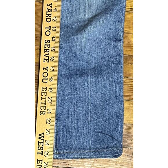 B Sides Jeans Ankle Straight Fit •Women 30• High Rise Cropped Denim Made In USA - Picture 6 of 12